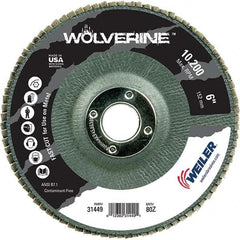 Weiler - Flap Discs Abrasive Type: Coated Flap Disc Type: Type 29 - Top Tool & Supply