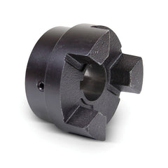 TB Wood's - Flexible Coupling; Type: Coupling Half ; Bore Diameter (Decimal Inch): 2.5 ; Maximum Bore Diameter (Inch): 2.5 ; Outside Diameter (Inch): 5 ; Overall Length (Inch): 2.19 ; Material: Cast Iron - Exact Industrial Supply