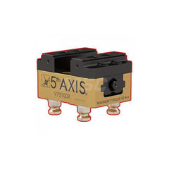 CNC Quick-Change Clamping Modules; Actuation Type: Manual; Mounting Hole Location: Bottom; Overall Length: 100.00; Mounting Hole Size: M8; Width/Diameter (mm): 75; Length (Inch): 100.00; Length (Decimal Inch): 100.00; Overall Width: 75; Mounting Hole Size