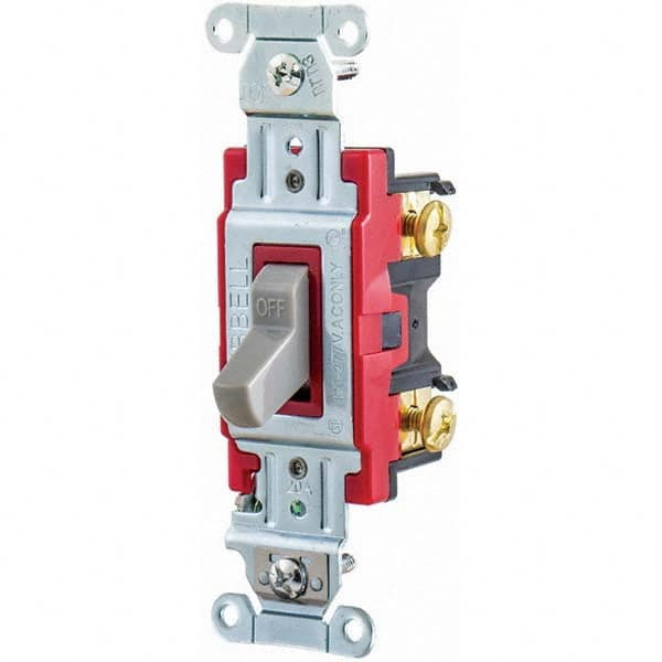 Hubbell Wiring Device-Kellems - Toggle Switches Switch Type: Heavy Duty Switch Sequence: Off-On - Top Tool & Supply