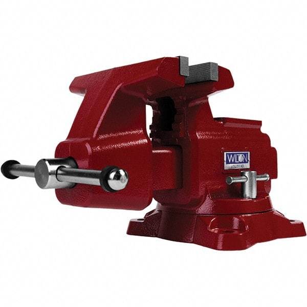 Wilton - Bench & Pipe Combination Vises Jaw Width (Inch): 8 Jaw Opening Capacity (Inch): 8-1/2 - Top Tool & Supply