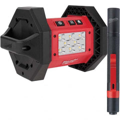 Milwaukee Tool - Cordless Work Lights Voltage: 18 Run Time: 3 hrs. - Top Tool & Supply