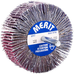 Merit Abrasives - Mounted Flap Wheels Abrasive Type: Coated Outside Diameter (Inch): 3 - Top Tool & Supply