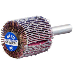 Merit Abrasives - Mounted Flap Wheels Abrasive Type: Coated Outside Diameter (Inch): 1 - Top Tool & Supply