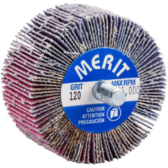 Merit Abrasives - 2 x 1" 120 Grit Ceramic Alumina Unmounted Flap Wheel - Top Tool & Supply