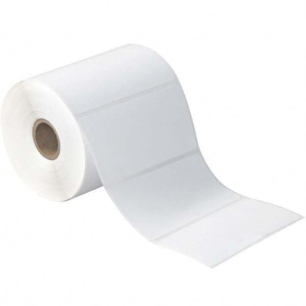 Value Collection - Pack of 12 Rolls, 735 Labels per Roll, 4" x 2" White Paper Thermal Labels - Top Tool & Supply