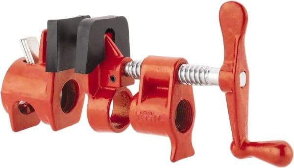 Bessey - 3/4" Pipe, 2-3/8" Throat Depth, Traditional Pipe Clamp - Top Tool & Supply