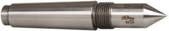 Riten - 1" Head Diam, Steel Long Point Solid Dead Center - 4MT Morse Taper, 1" Point Diam, 2-1/4" Point Length - Top Tool & Supply