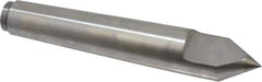 Riten - 1-1/4" Head Diam, Carbide-Tipped Steel Standard Point Half Dead Center - Jarno 10 Taper, 1-1/4" Point Diam, 7-1/2" OAL - Top Tool & Supply