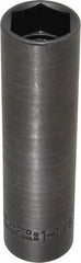 Proto - 1/2" Drive 1-1/8" Deep Impact Socket - 6 Points, 5-3/4" OAL - Top Tool & Supply