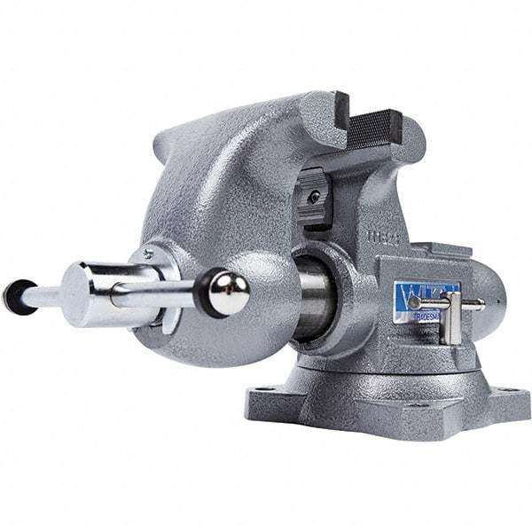 Wilton - Bench & Pipe Combination Vises Jaw Width (Inch): 6-1/2 Jaw Opening Capacity (Inch): 7-1/4 - Top Tool & Supply