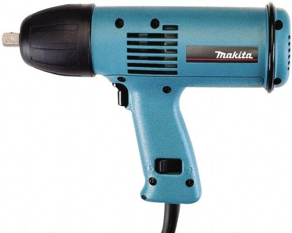 Makita - 1/2" Drive, 260 Ft/Lb Torque, Pistol Grip Handle, 2,000 RPM, Impact Wrench - 3.5 Amps, 120 Volts - Top Tool & Supply