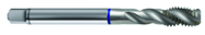 M16x2.0 6H 4-Flute PM Cobalt Blue Ring Semi-Bottoming 40 degree Spiral Flute Tap-Bright - Top Tool & Supply