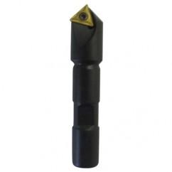 90° Point- 0.047" Min- 0.5" SH- Indexable Countersink & Chamfering Tool - Top Tool & Supply