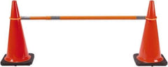 PRO-SAFE - 2" High Polypropylene Cone Bar - 3 Lb, Orange - Top Tool & Supply