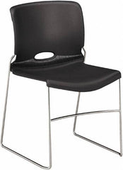 Hon - Polypropylene Lava Stacking Chair - Chrome Frame, 19 Inch Wide x 21 Inch Deep x 29 Inch High - Top Tool & Supply