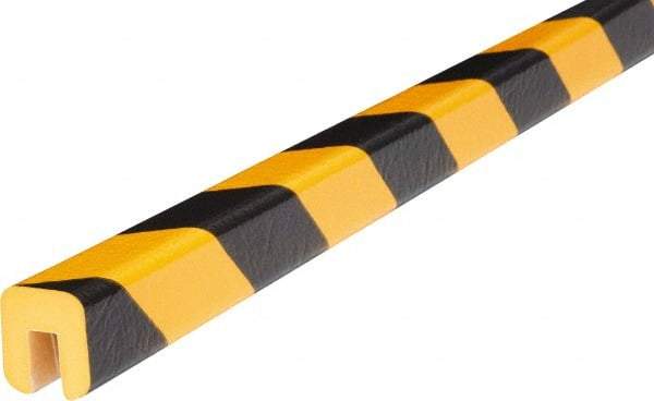 PRO-SAFE - Polyurethane Foam Type G Edge Guard - Yellow/Black, 1" High Side - Top Tool & Supply