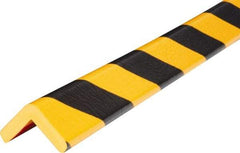 PRO-SAFE - Polyurethane Foam Type E Corner Guard - Yellow/Black, 1" High Side - Top Tool & Supply