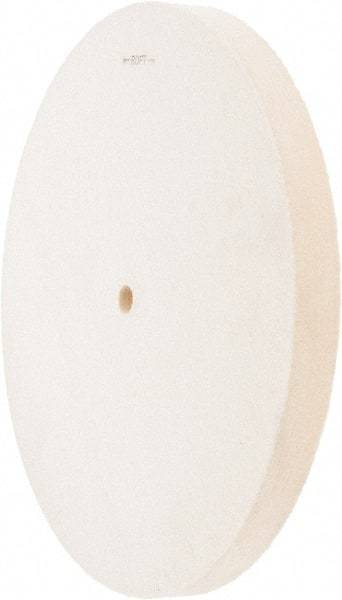 Value Collection - 10" Diam x 3/4" Thick Unmounted Buffing Wheel - 1 Ply, Polishing Wheel, 1/2" Arbor Hole, Soft Density - Top Tool & Supply