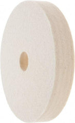 Value Collection - 6" Diam x 1" Thick Unmounted Buffing Wheel - 1 Ply, Polishing Wheel, 1" Arbor Hole, Soft Density - Top Tool & Supply