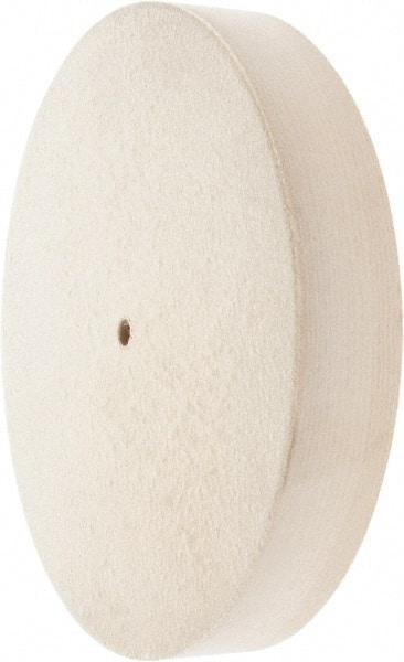 Value Collection - 12" Diam x 2" Thick Unmounted Buffing Wheel - 1 Ply, Polishing Wheel, 1/2" Arbor Hole, Hard Density - Top Tool & Supply