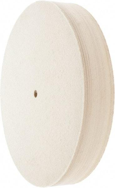 Value Collection - 12" Diam x 2" Thick Unmounted Buffing Wheel - 1 Ply, Polishing Wheel, 1/2" Arbor Hole, Medium Density - Top Tool & Supply