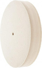 Value Collection - 12" Diam x 2" Thick Unmounted Buffing Wheel - 1 Ply, Polishing Wheel, 1/2" Arbor Hole, Medium Density - Top Tool & Supply