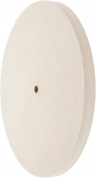 Value Collection - 12" Diam x 3/4" Thick Unmounted Buffing Wheel - 1 Ply, Polishing Wheel, 1/2" Arbor Hole, Hard Density - Top Tool & Supply