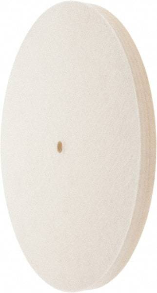 Value Collection - 12" Diam x 3/4" Thick Unmounted Buffing Wheel - 1 Ply, Polishing Wheel, 1/2" Arbor Hole, Soft Density - Top Tool & Supply