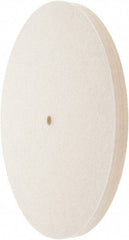 Value Collection - 12" Diam x 3/4" Thick Unmounted Buffing Wheel - 1 Ply, Polishing Wheel, 1/2" Arbor Hole, Soft Density - Top Tool & Supply