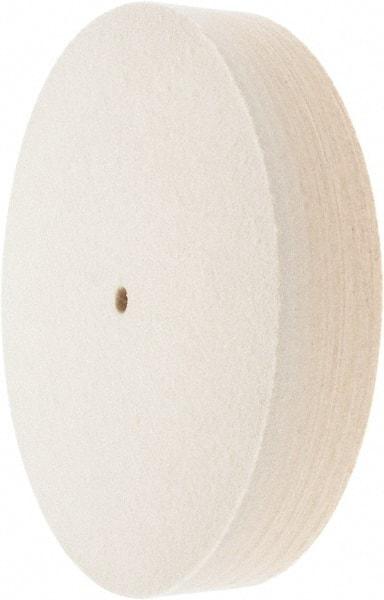 Value Collection - 10" Diam x 2" Thick Unmounted Buffing Wheel - 1 Ply, Polishing Wheel, 1/2" Arbor Hole, Soft Density - Top Tool & Supply