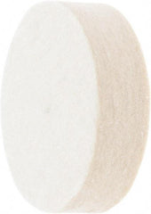 Value Collection - 2" Diam x 1/2" Thick Unmounted Buffing Wheel - 1 Ply, Polishing Wheel, 1/2" Arbor Hole, Medium Density - Top Tool & Supply