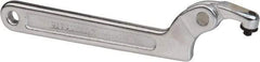 Paramount - 3/4" to 2" Capacity, Adjustable Pin Spanner Wrench - 6-3/8" OAL, 5/32" Hook Pin Height - Top Tool & Supply