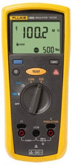 Fluke - Backlight Display, 2,000 Megohm Electrical Insulation Resistance Tester & Megohmmeter - 1,000 VDC Max Test Voltage, Powered by AA Battery - Top Tool & Supply