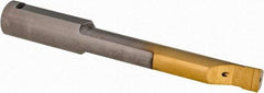 Iscar - 5mm Groove Width, 20mm Min Hole Diam, 40mm Max Hole Depth, Face Grooving Tool - 60mm OAL, Solid Carbide, TiAlN/TiN Finish - Exact Industrial Supply