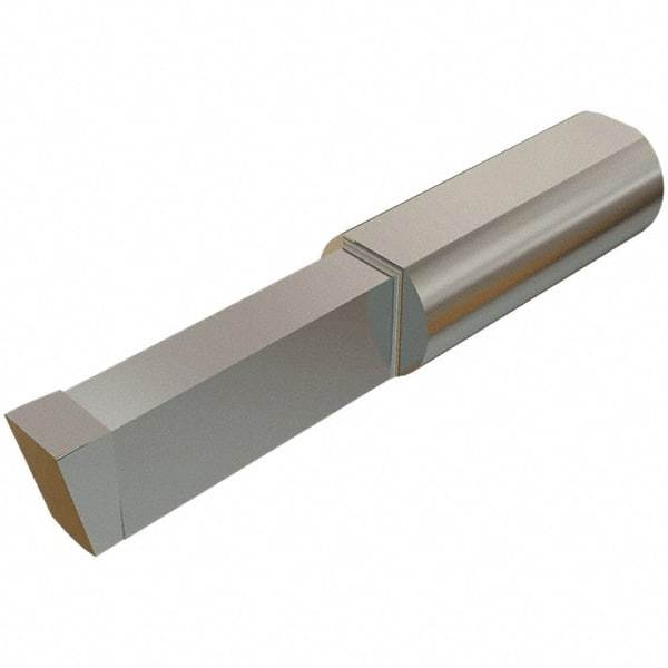 Iscar - 4.98mm Groove Width, 10mm Min Hole Diam, Grooving Grooving Tool - 41mm Projection, 66mm OAL, 0.2mm Radius, Solid Carbide, TiAlN/TiN Finish - Exact Industrial Supply