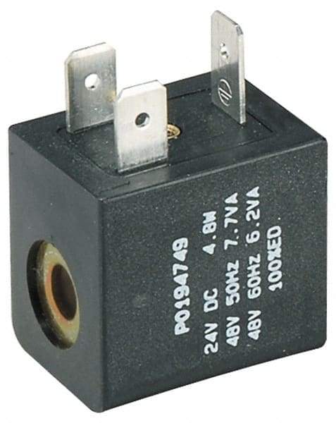 Parker - 12 DC Volt, Class F, Solenoid Coil - 5.5 Watt, IP 65 Enclosure, Use with Parker B Series Viking Valve - Top Tool & Supply