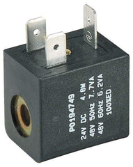 Parker - 24 DC Volt, Class F, Solenoid Coil - 6.0 Watt, IP 65 Enclosure, Use with Parker B Series Viking Valve - Top Tool & Supply