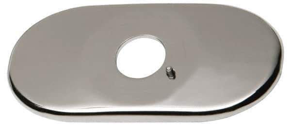 Chicago Faucets - Faucet Replacement 4" Cover Plate - Polished Chrome, Use with HyTronic IR Faucets - Top Tool & Supply