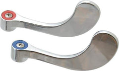 Chicago Faucets - Faucet Replacement Wristblade Handles - Chrome, Use with All Chicago Faucet Manual Faucets - Top Tool & Supply