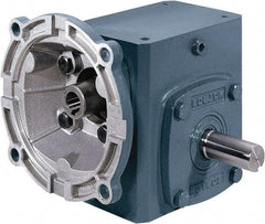 Boston Gear - 1-3/4 Centerline Distance, 10:1, 175 RPM Output, 1.61 Input Horsepower, 536 Lbs. Max Torque, Speed Reducer - Part No. F718-10-B7-J, Single Shaft Right, 7/8" Bore, 3.81" High, 140TC NEMA - Top Tool & Supply