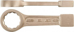 Ampco - 2-3/4" 12 Point Striking Box Wrench - Single End, 13" OAL, Aluminum Bronze, Polished Finish - Top Tool & Supply