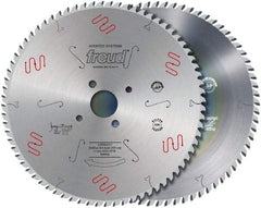 Freud - 450mm Diam, 60mm Arbor Hole Diam, 72 Tooth Wet & Dry Cut Saw Blade - Carbide-Tipped, Standard Round Arbor - Top Tool & Supply