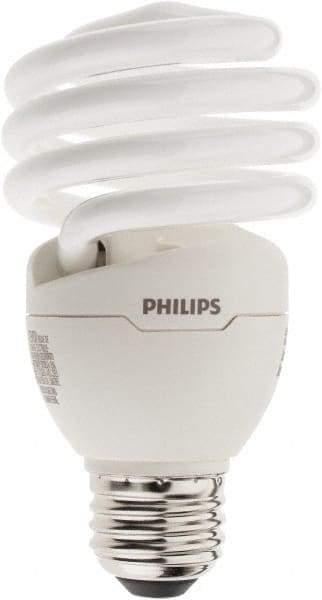 Philips - 23 Watt Fluorescent Residential/Office Medium Screw Lamp - 2,700°K Color Temp, 1,600 Lumens, 120 Volts, EL/mDT, 10,000 hr Avg Life - Top Tool & Supply