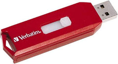 Verbatim - 8GB Red Flash Drive - Use with Windows Vista, 7 - Top Tool & Supply