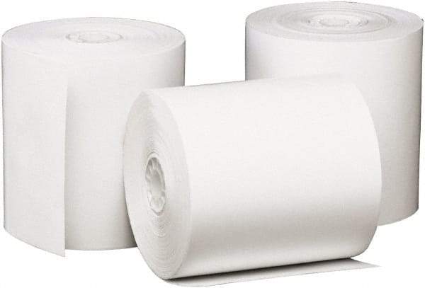 UNIVERSAL - White Adding Machine Paper Rolls - Use with Point of Sale Machines - Top Tool & Supply