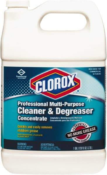 Clorox - 1 Gal Bottle Cleaner/Degreaser - Liquid, Citrus - Top Tool & Supply