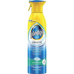 Pledge - 9.7 oz Aerosol All-Purpose Cleaner - Aerosol, Rainshower - Top Tool & Supply