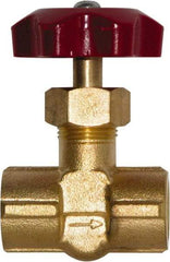 Winters - 1/4" Pipe, FNPT x FNPT End Connection, Lead Free Brass Pressure Regulating Valve - Buna N Seal, 0 to 400 psi Working Pressure - Top Tool & Supply