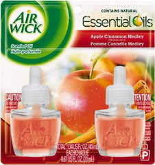 Air Wick - 0.67 oz Air Freshener Dispenser Refill - Apple Cinnamon, Compatible with Air Wick Oil Warmers - Top Tool & Supply